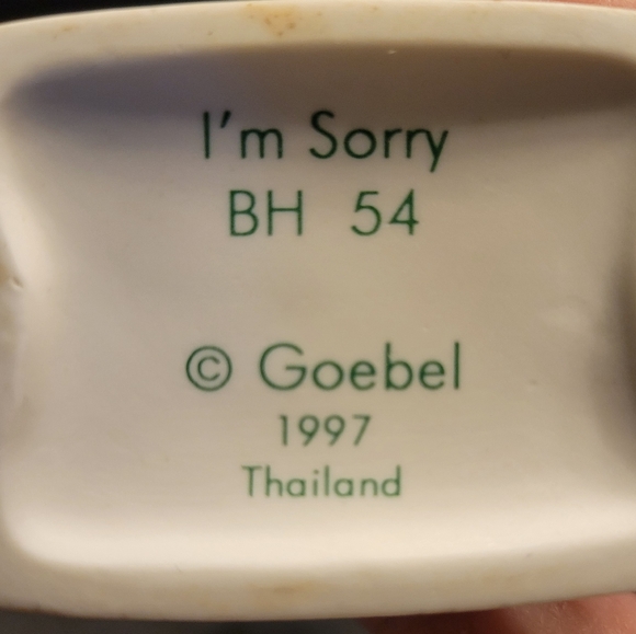 Goebel I'm Sorry Charming Hummel Boy Figurine with Dog and Bird 1997 - Picture 3 of 8